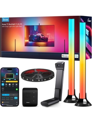 Govee Tv Arkası Aydınlatma 3 Lite Kit 55-65 Inç