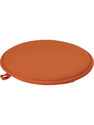 Hobiurun Sandalye Minderi, Kahverengi-Kırmızı, 36 Cm, Iç-Dış Mekan