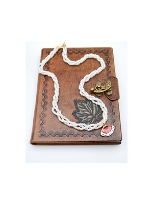 Stoneage Eye Pearl Kolye - Beyaz -