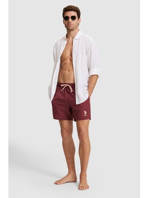 U.S. Polo Assn. Erkek Vişne Deniz Şortu 50322257 VR223