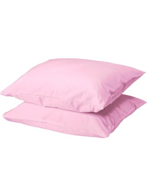 Hobiurun 2'li Yastık Kılıfı, Pembe, 50X60 Cm, 2 Adet