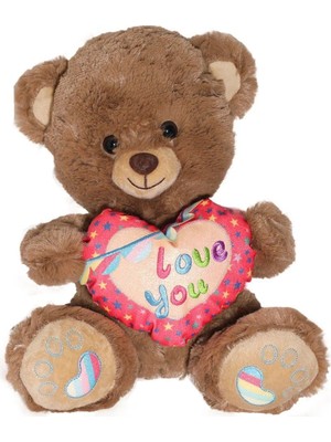 PJH2324 Peluş Kalpli Ayı Love You 30 cm -Vardem