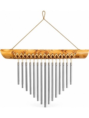 Livenda Bambu Metal Çubuklu Rüzgar Çanı NO:1047