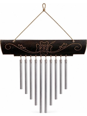 Bambu Metal Çubuklu Rüzgar Çanı NO:1048 Midastech