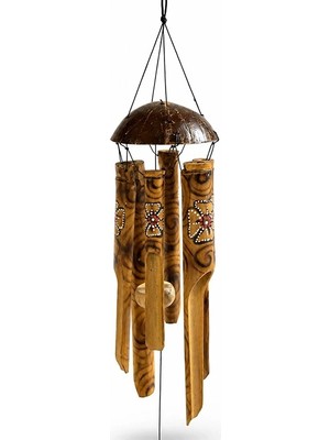 Coconat Bambu Rüzgar Çanı 50 cm NO:1038 Midastech