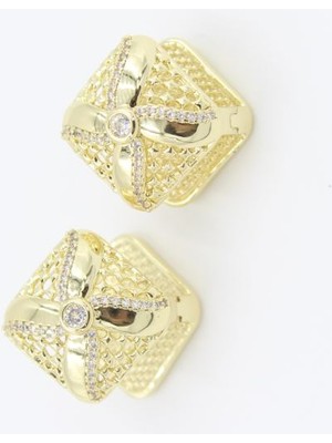 Suda İthalat Vip Küpe 14 - K ( 1,7cm )