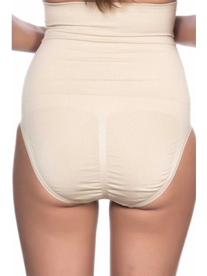 Toyigoo Yüksek Bel Double Slip Korse - Ten - KLBN29306 KLBNR4I-TYGOO456