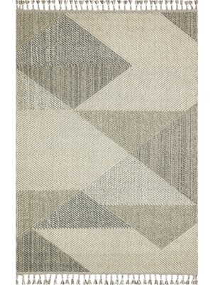 Etnik Home Soho  08 Grey Multy Hav Toz Vermez Hasır Dokuma Modern Makine Halısı