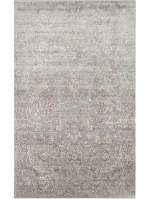 Etnik Home Taftan 07 D. Grey Antrasıt Pakistan Overdyed Tarzı Özel Hav Vermeyen ve El Emeği ile Özel Tezgahlarda Üretilen Uşak Halısı