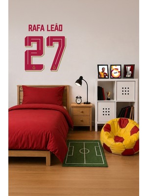 Galatasaray Duvar Sticker Rafael Leão 27 Numara (45CM) - Lisanslı Orijinal