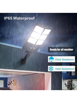 OEM 180W Güneş Enerjili LED Sokak Lambası| Su Geçirmez, Sensörlü, Kumandalı