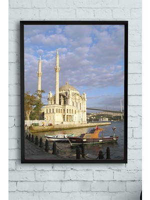TeknoKapsül Postermanya (PSTER12904) Ortaköy Camii Çerçeveli Tablo (50X70CM)
