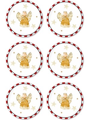 TeknoKapsül The Mia Globe Pasta Tabağı 6 Lı Set 19 cm