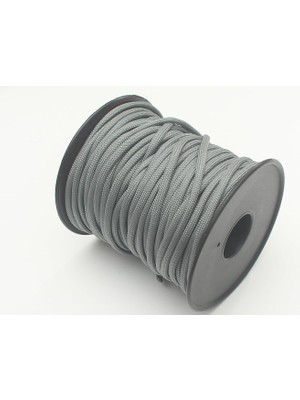 OEM 5 mm Renkli Paracord Ip (10 Metre) (Koyu Gri)