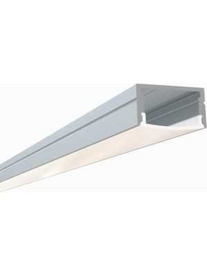 OEM LED Profil Kanal Sıva Üstü 18X11MM Alüminyum 1mt. Aydınlatma Dekoratif Şerit Kanalı Armatür Linear Işık Kare Kasa