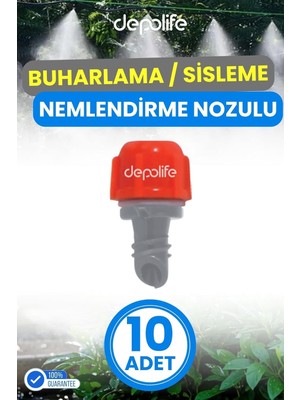 OEM Sisleme Misting Buharlama Serinletme Nozulu Sera Nemlendirme Spreyi Kafa Sulama Ekipmanları Mist, 43532534543