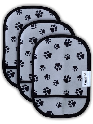 OEM 3'lü Kedi Köpek Tüy Toplayıcı Eldiven - Kıyafet, Koltuk, Halı Için Yıkanabilir Temizleme Eldiveni