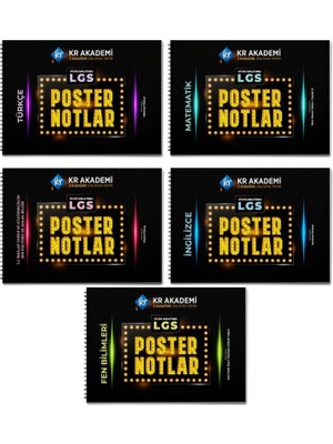 OEM Lgs Poster Notlar Seti Kr Akademi