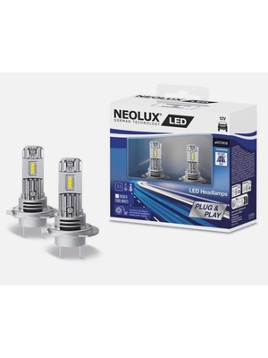 TeknoKapsül Neolux H7 LED Far Ampulleri, 6000K Beyaz Soğuk Beyaz, 2'li Paket