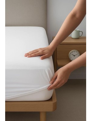 OEM %100 Pamuklu Lastikli Penye Çarşaf, Tek Kişilik, Çift Kişilik, Battal Boy, 100X200, 120X200, 160X200, 180X200 Beyaz, Gri, Antrasit, Yeşil, Kahverengi, Lila, Sarı, Krem, Siyah, Pembe, Mavi