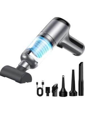 OEM Araba Süpürgesi Taşınabilir Kablosuz, 3'ü 1 Arada Şarj Edilebilir Süpürge, 18000 Pa Yüksek Güçlü Fırçasız Motor, 4000MAH, Ev, Ofis, Bilgisayar Için Çoklu Başlıklı Taşınabilir Süpürge, LT-126