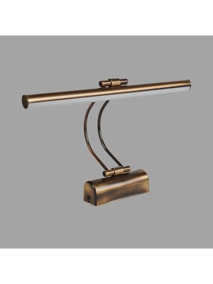 OEM 35 cm Elektrikli 4000K Soft Beyaz Enerji Tasarruflu Flüt LED Aplik Banyo Tablo Çalışma Masası Duvar Sanat Eseri Ayna Dekoratif ve Modern Aydınlatma Gümüş (Krom) Renk (Eskitme)