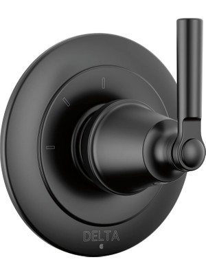 TeknoKapsül Delta Faucet Saylor Siyah 3 Ayar Duş Kolu Saptırıcı Trim Kiti, Saptırıcı Valf Trim Kiti, Duş Yönlendirme Seti, Mat Siyah T11835-BL (Valf Dahil Değildir)
