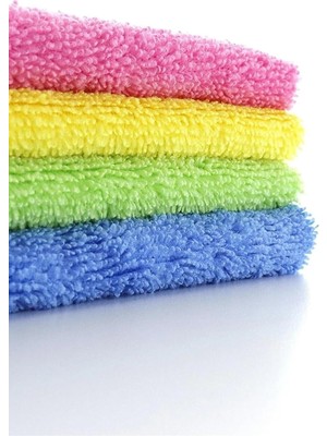 OEM Mikrofiber Temizlik Bezi 24 Adet 30X30 Çok Amaçlı Iz Bırakmaz - Renkli Oto, Mutfak ve Bulaşık Kurulama Bezi (24'lü Paket)