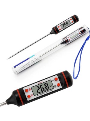 OEM Sogud Dijital Gıda Termometresi – Hızlı Okuma Mutfak Termometresi, Paslanmaz Çelik Prob, LCD Ekran, -50°c ~ 300°C Ölçüm Aralığı, Et Süt Yağ Şeker Bbq ve Fırın Için Hassas Termometre