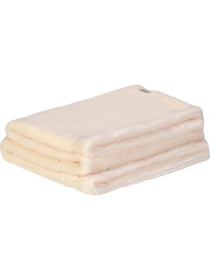 TeknoKapsül Pet Comfort Lodix Mira Ekru Köpek Battaniyesi L 100X150CM