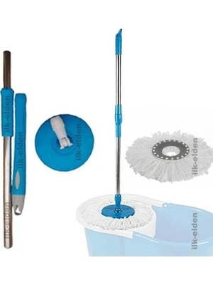 OEM Dönerli Mop Kovası Için Komple Yedek Paspas Set, Toplam 2 Adet Paspas ile Microfiber Mob,dönerli Sap