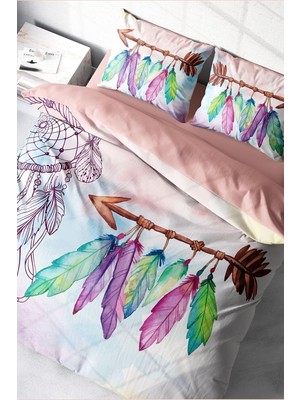 TeknoKapsül MONOHOME%100 Pamuk Saten Çift Kişilik Nevresim Takımı Sleep, MONOHOME39714