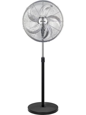 OEM SF-6792 Sanayi Tipi Ayaklı Vantilatör | 20'' 5 Kanatlı Metal Pervane, 3 Hız Kademesi, 130W Güçlü Motor, Ayarlanabilir Yön, Endüstriyel Kullanıma Uygun