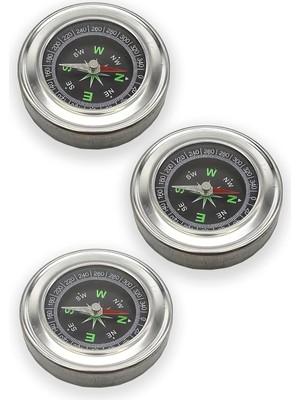 OEM Pusula - Metal Gövdeli Profesyonel 60MM Taşınabilir El Pusulası – Dayanıklı Çelik Kasa, Yuvarlak Cep Pusulası 3 Adet