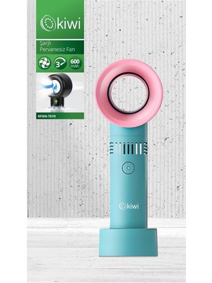 OEM KFAN-7610 Şarjlı Pervanesiz Taşınabilir El Fanı