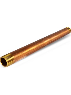 TeknoKapsül Everflow Malzemeleri NPBR3412 3/4 "nominal Çap ve Npt Uçları ile 12 "uzun Pirinç Nipel Boru Bağlantısı