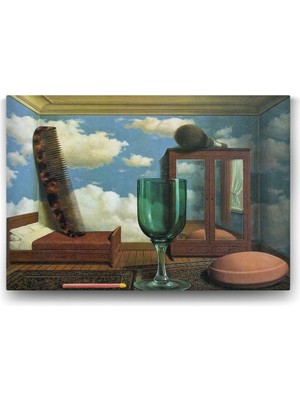 TeknoKapsül Rene Magritte - Personal Values Tablosu - 125X80CM