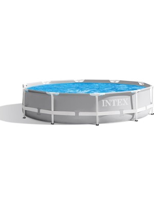 TeknoKapsül Intex 26700NP Prizma Çerçevesi Havuz Siyah 26 Ft x 7600NP
