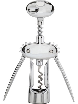 OEM Metal Tirbuşon Şarap Açıcı – 304 Paslanmaz Çelik Mantar Kapak Açacağı, Dayanıklı ve Ergonomik Şarap Açma Aparatı