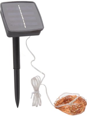 OEM Güneş Enerjili Işıklar Dış Mekan, Peri Işıkları Suya Dayanıklı, LED Solar Işıklar Bakır Tel Noel Dekorasyonu Için 100 LED Ağaç Bahçe Veranda