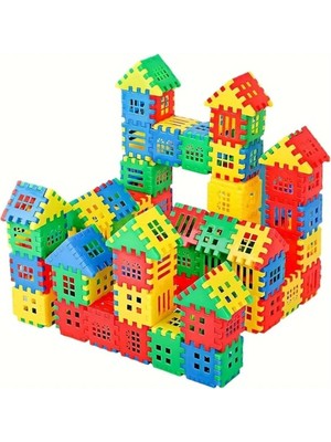 OEM Puzzle City 3D Yapı ve Tasarım Blokları 128 Parça Eğitici Oyuncak