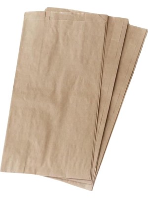 OEM Gizpak Şamua Kraft Kese Kağıdı Çizgili 500GR 15X28X8 100 Adet