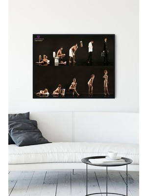 TeknoKapsül Postermanya (PSTER11444) Kadınlar ve Erkekler Eğlenceli Mizahi Çerçeveli Tablo (40X50CM)