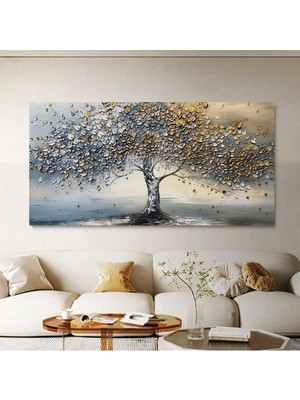 OEM Lona Sanat Hayat Ağacı Kanvas Tablo;renkli 70 x 100