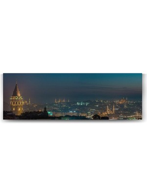 TeknoKapsül Galata Kulesi Istanbul Tablosu - 90X30CM