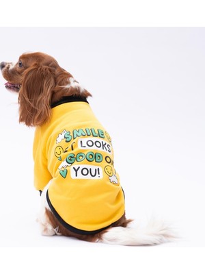 OEM Yellow Loviisa Polarlı Küçük Irk Köpek Sweatshirtü (L)