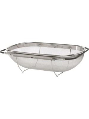 OEM Idealisk – Colander, Stainless Steel, Black – 34 x 23 cm