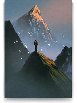 TeknoKapsül Dağın Zirvesi Tablosu - 60X90CM