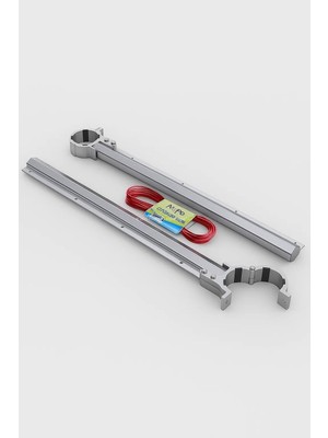 OEM Made Balkon Çamaşır Kurutmalığı, Alüminyum, Yuvarlak, Sabit, Yüksek Kalite, Dayanıklı Çamaşırlık, 6 M Kaplamalı Ip Dahil