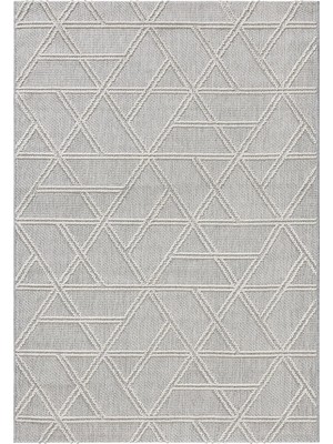 TeknoKapsül Alba Gri Krem Halı 19241A 200 x 250